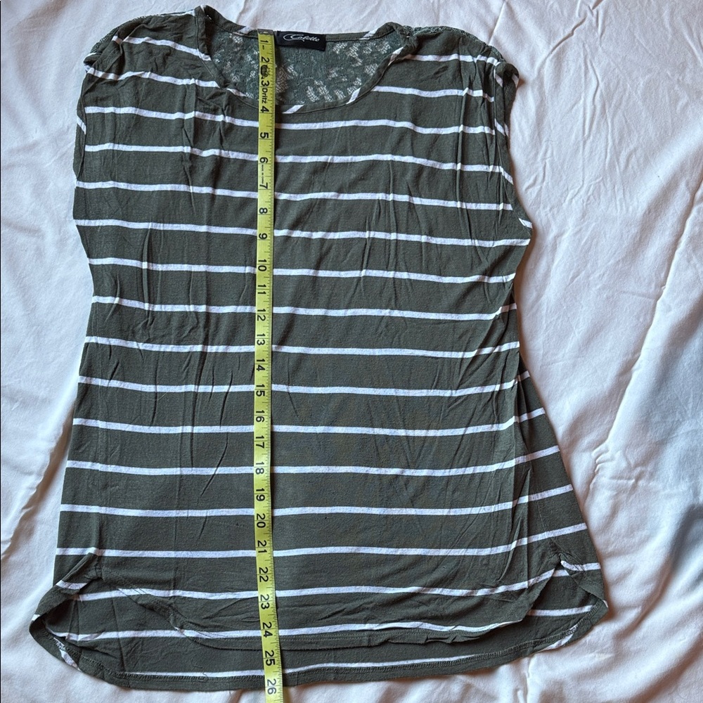 Striped Green Top